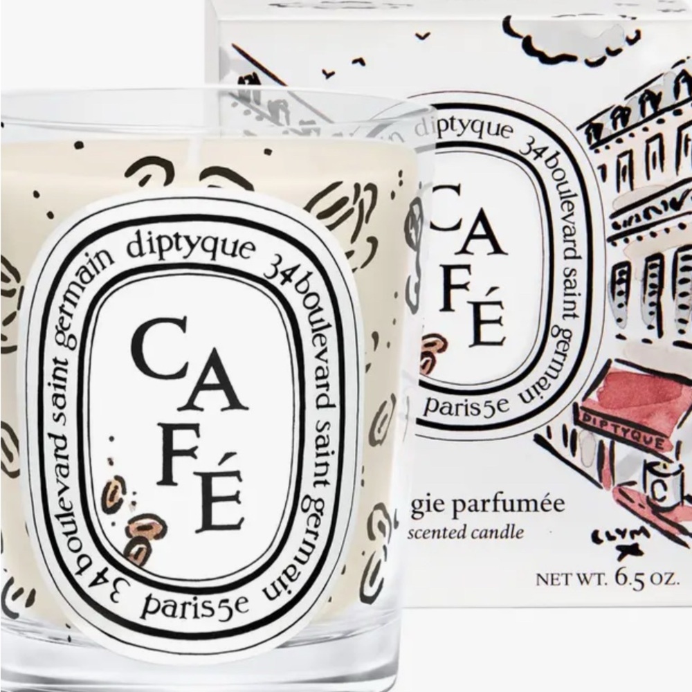 Diptyque Parisian Coffee Café Limited Edition  Bougie Scented Candle 6.5 oz